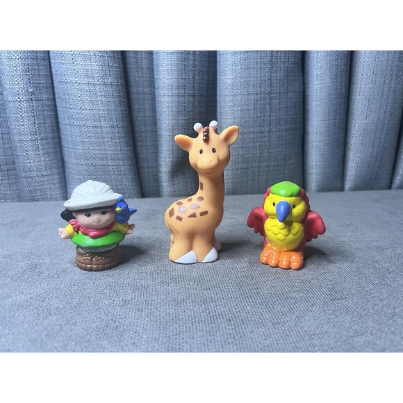 Fisher Price Little People Zoo Safari Train Music Sounds 5 Animals Lot Toy - Picture 2 of 12